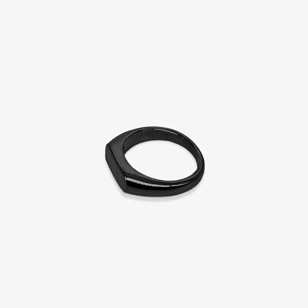 SIGNET RING - BLACK