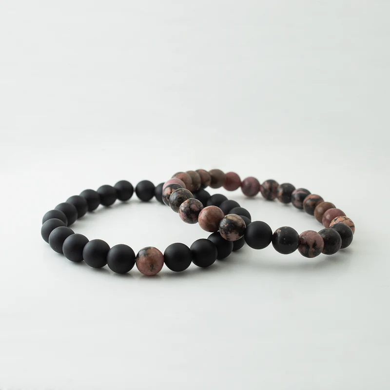 BLACK LINE RHODONITE X MATT BLACK