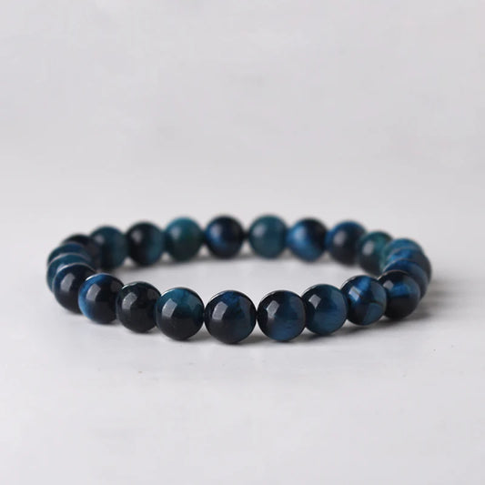 BLUE TIGER EYE STONE BRACELET