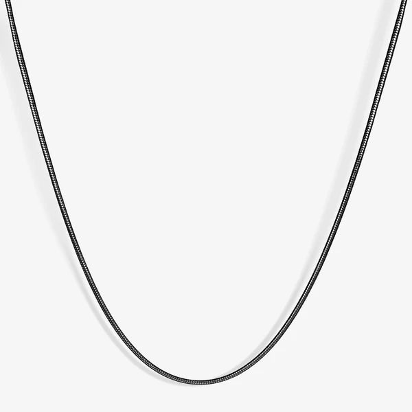 SNAKE CHAIN - BLACK - 1.5MM