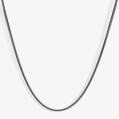 SNAKE CHAIN - BLACK - 1.5MM