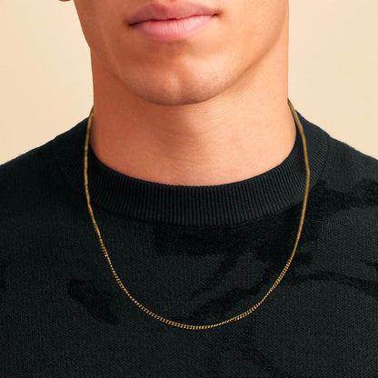 DOUBLE LINK CHAIN - GOLD - 2MM