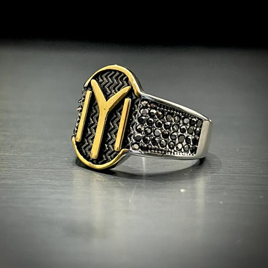 Cubical Zircon Oval Turkish Ring